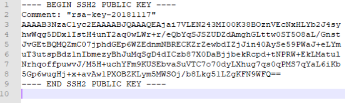 original ssh key